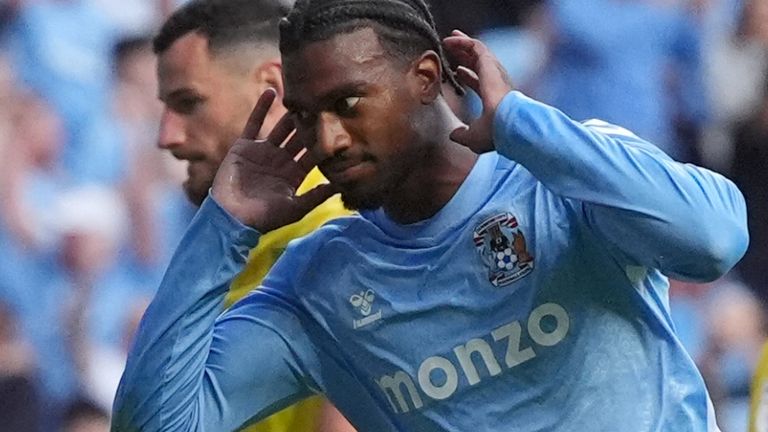 Haji Wright scores against Norwich City