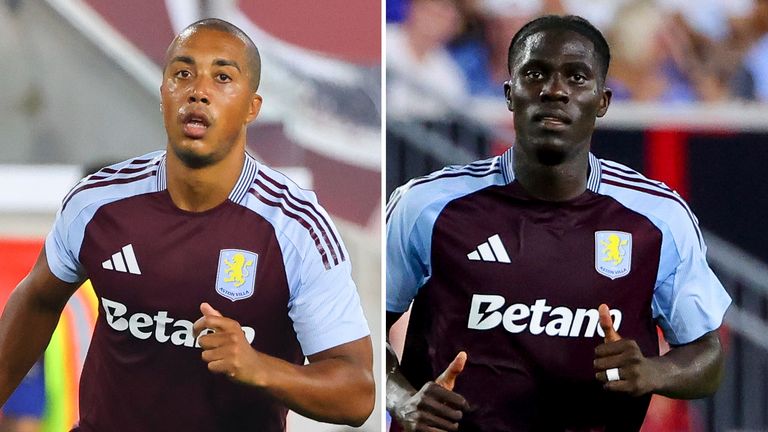 Youri Tielemans and Amadou Onana (AP)